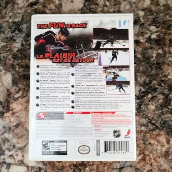 Nintendo Wii NHL 2K9 Video Game - Picture 2 of 4